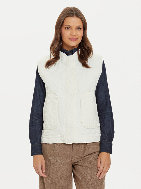 Pepe Jeans Pepe Jeans Liemenė Ali PL402426 Écru Regular Fit
