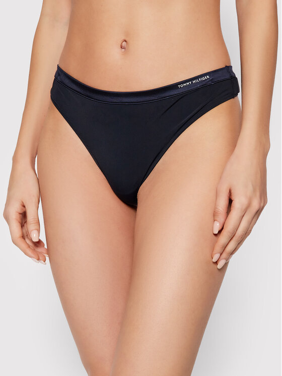 Tommy Hilfiger Tommy Hilfiger Stringi UW0UW03259 Granatowy