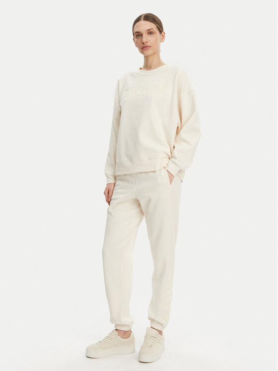 DKNY DKNY Spodnie dresowe DP5P3585 Beżowy Regular Fit