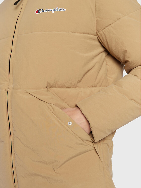 Champion Champion Зимно яке Script Logo 218083 Бежов Regular Fit