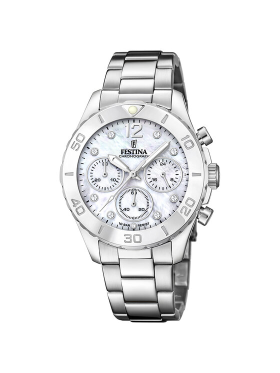 Festina Festina Zegarek F20603-1 Srebrny