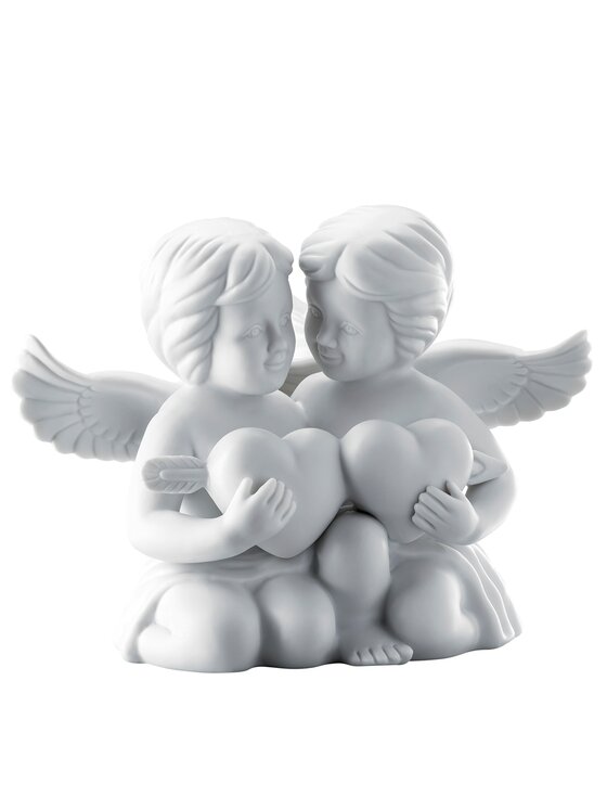 Rosenthal Rosenthal Figurka Para aniołów dużych z sercem Biały