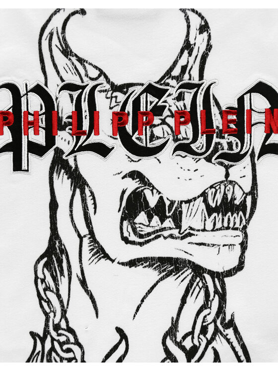 PHILIPP PLEIN PHILIPP PLEIN T-shirt 30379 Bianco Regular Fit