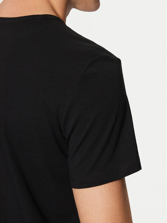Guess Guess T-Shirt U97M01 KCD31 Czarny Slim Fit