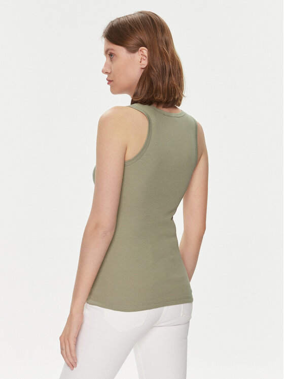 PINKO Pinko Marškinėliai 100807 A0PU Chaki Slim Fit