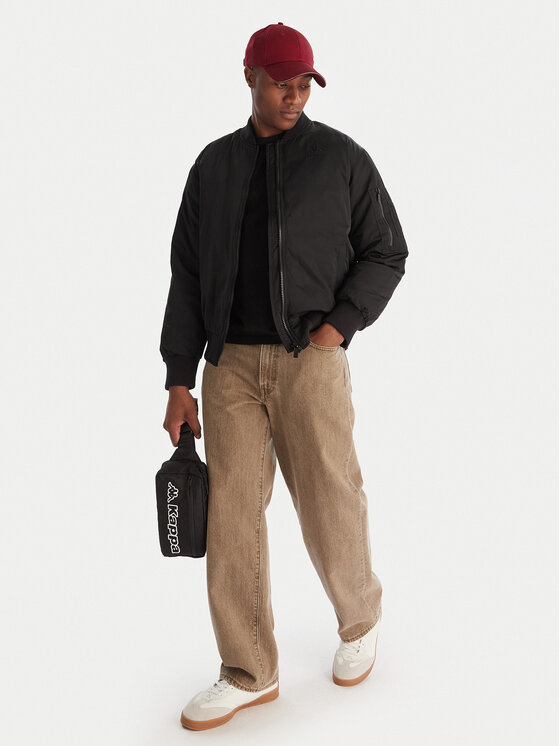Kappa Kappa Куртка бомбер Opilio 311M7EW Чорний Regular Fit