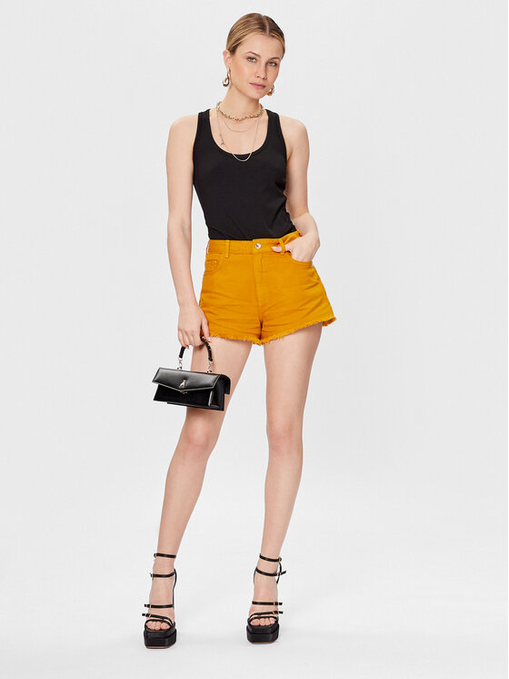 Patrizia Pepe Patrizia Pepe Džínsové šortky 2P1538/D045-B759 Hnedá Relaxed Fit