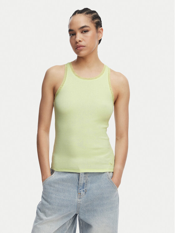 BOSS Top C_Eplie 50553479 Verde Slim Fit