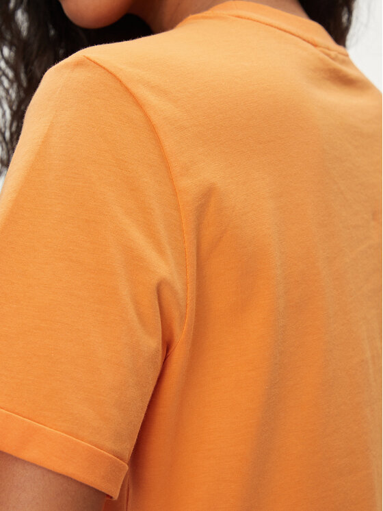 Pieces Pieces Tricou Ria 17086970 Portocaliu Regular Fit