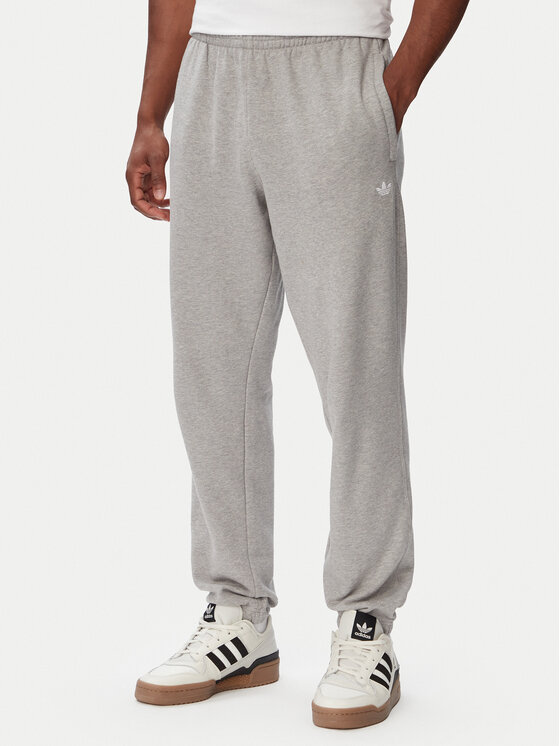 adidas Pantaloni trening Trefoil Essentials French Terry KT2456 Gri Regular Fit