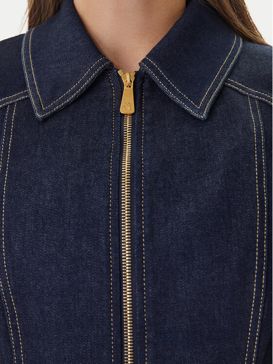 Luisa Spagnoli Luisa Spagnoli Džinsinė striukė Vigana 542808 Tamsiai mėlyna Slim Fit