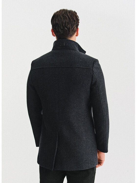 Pako Lorente Pako Lorente Płaszcz zimowy P25WF-7X-011 Szary Classic Fit