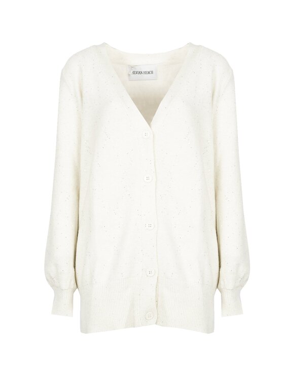 Silvian Heach Silvian Heach Maglione PGA22080CD | Aberdeen Bianco Regular Fit