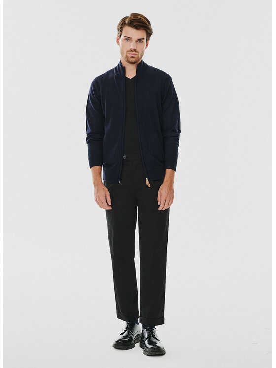 Pako Lorente Pako Lorente Sweter P24WF-2X-016 Granatowy Classic Fit