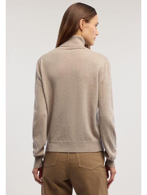 Trussardi Trussardi Sweter M0506001300N006 Kremowy Regular Fit