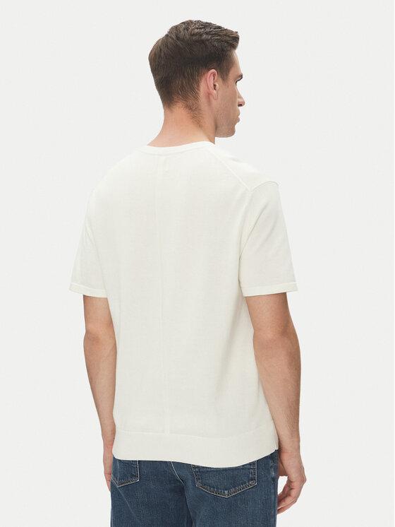 Calvin Klein Calvin Klein Tričko Supima LV04LC333G Écru Regular Fit