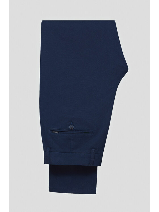 Lancerto Lancerto Chinosy Maroko SP082124000002 Granatowy Slim Fit