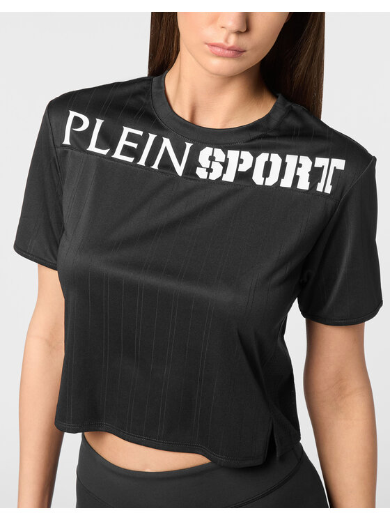 Plein Sport Plein Sport T-Shirt 23579 Czarny Regular Fit