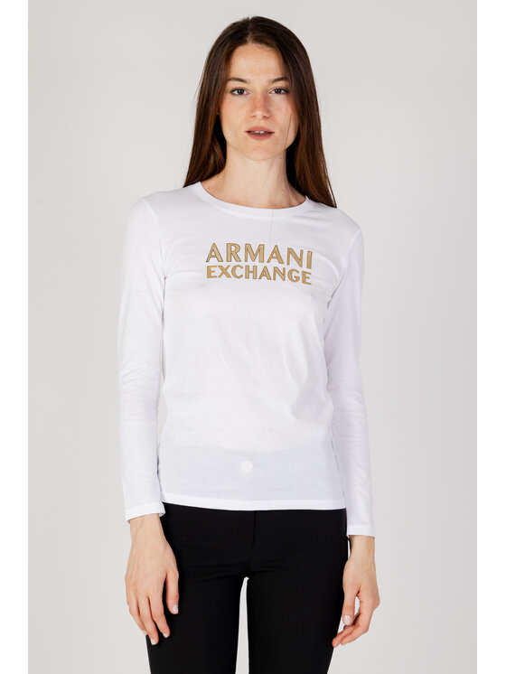 Armani Exchange Armani Exchange Tričko 6RYT56 YJ8QZ Biela Shirt Fit