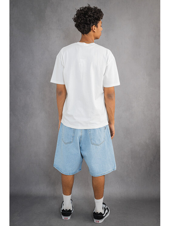 Kamuflage Kamuflage Szorty Way Too Big Niebieski Baggy Fit