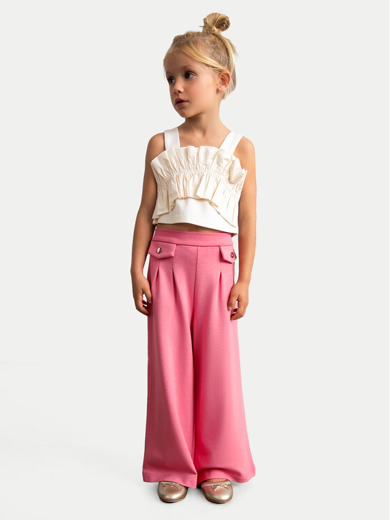 Mayoral Mayoral Pantaloni di tessuto 3584 Corallo Regular Fit