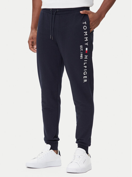 Tommy Hilfiger Tommy Hilfiger Donji dio trenerke Basic Branded MW0MW08388 Tamnoplava Regular Fit