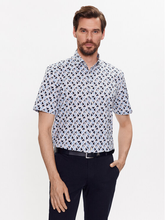 Pierre Cardin Pierre Cardin Marškiniai 15401/000/0111 Mėlyna Tailored Fit