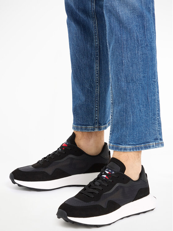 Tommy Hilfiger Tommy Hilfiger Sneakersy Tjw Translucent EM0EM01222 Czarny