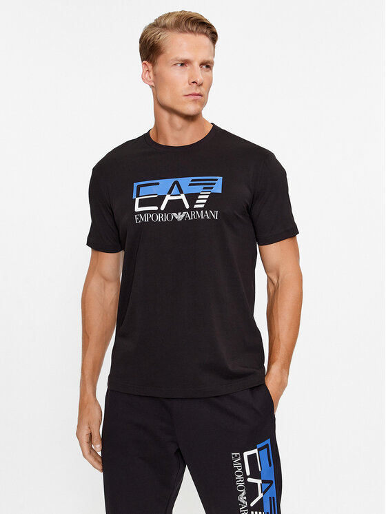 EA7 Emporio Armani Majica 6RPT81 PJM9Z 1200 Črna Regular Fit