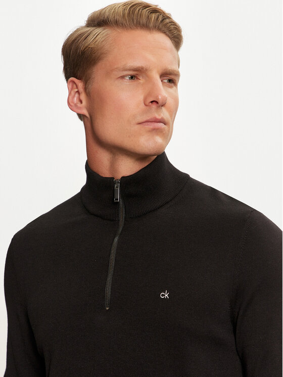 Calvin Klein Calvin Klein Πουλόβερ K10K113748 Μαύρο Slim Fit