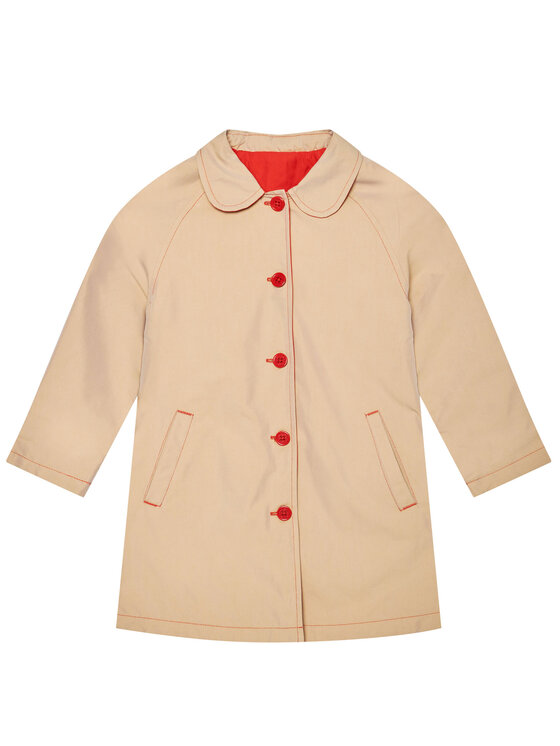 Cappotto di transizione W16126 D Rosso Regular Fit...