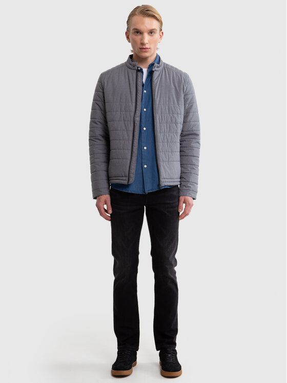 BIG STAR BIG STAR Kurtka zimowa JONOTO Szary Basic Fit