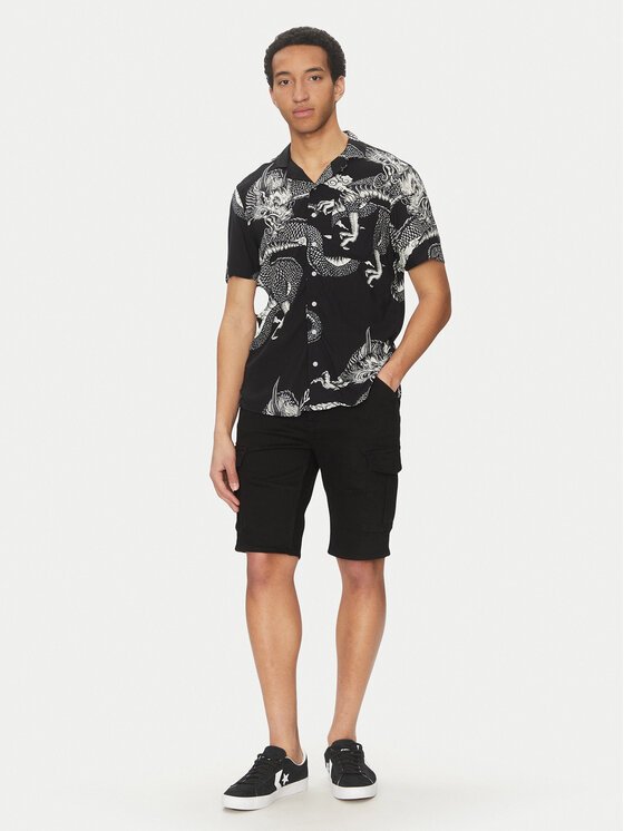 Blend Blend Krekls 20718753 Melns Regular Fit
