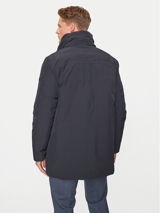 Pierre Cardin Pierre Cardin Kurtka przejściowa 10121./0057/6000 Czarny Regular Fit
