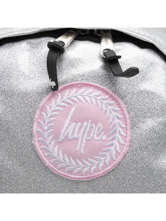 HYPE Раница Silver Glitter Pink Crest Backpack YVLR-669 Сребрист ...