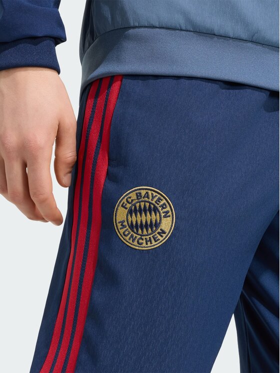 adidas adidas Spodnie materiałowe 168868 Niebieski jasny Regular Fit