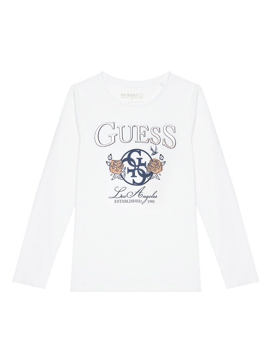 Guess Guess Блузка J5BI20 J1314 Білий Regular Fit
