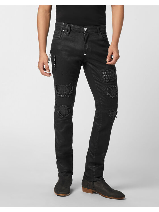 PHILIPP PLEIN PHILIPP PLEIN Jeansy 25903 Czarny Skinny Fit