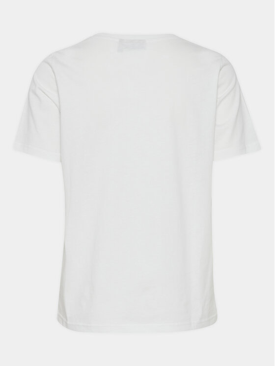 Fransa Fransa T-shirt 20613424 Bijela Regular Fit