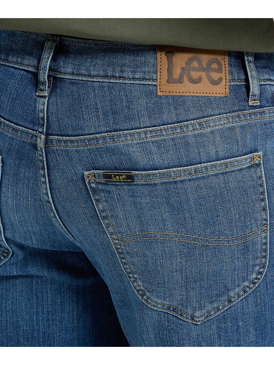 Lee Lee Jeansy 112377684 Niebieski Regular Fit