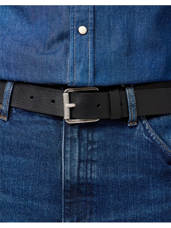 Wrangler Wrangler Cintura ROLLER BUCKLE BELT Nero