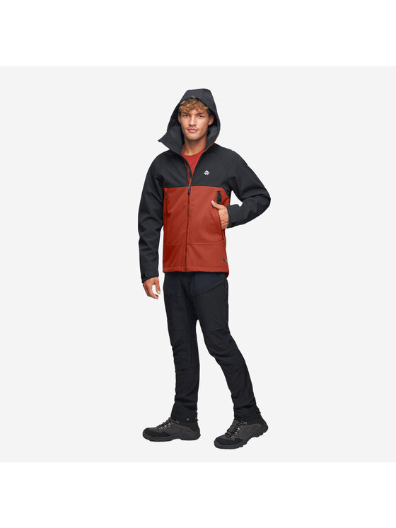 Alpinus Alpinus Kurtka softshell Pelat Pomarańczowy Regular Fit