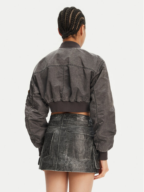 Alpha Industries Alpha Industries Яке бомбър MA-1 Vintage 156002 Сив Regular Fit
