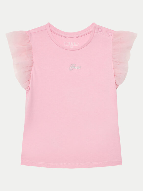 Guess Guess Bluse K5GI18 K6YW4 Rosa Regular Fit