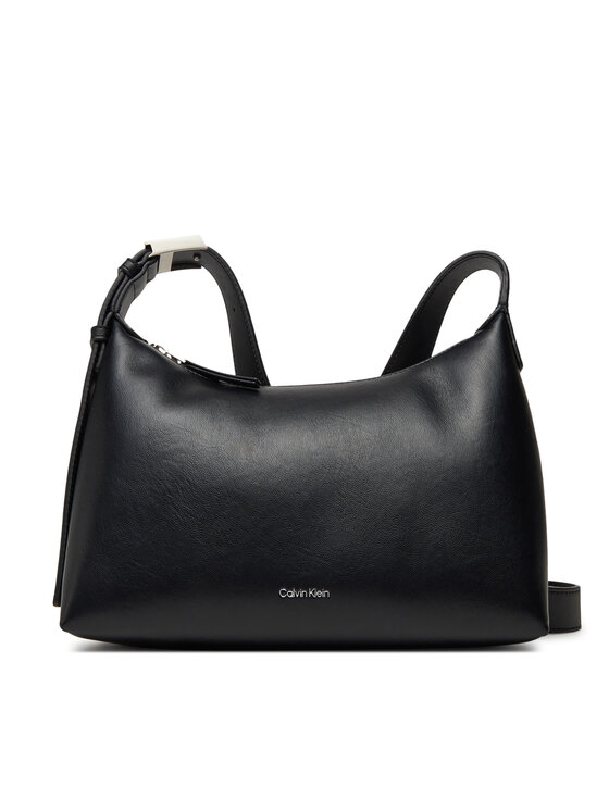 Calvin Klein Damska 'Torebka Calvin Klein, Czarna, Hardware Strap Medium Crossbody K60K613028