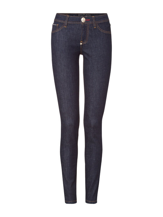 PHILIPP PLEIN PHILIPP PLEIN Džegínsy 30763 Čierna Jegging Fit