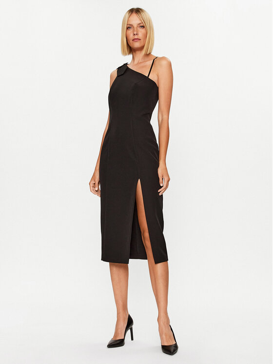 Rinascimento Rinascimento Kokteilikleit CFC0115241003 Must Regular Fit
