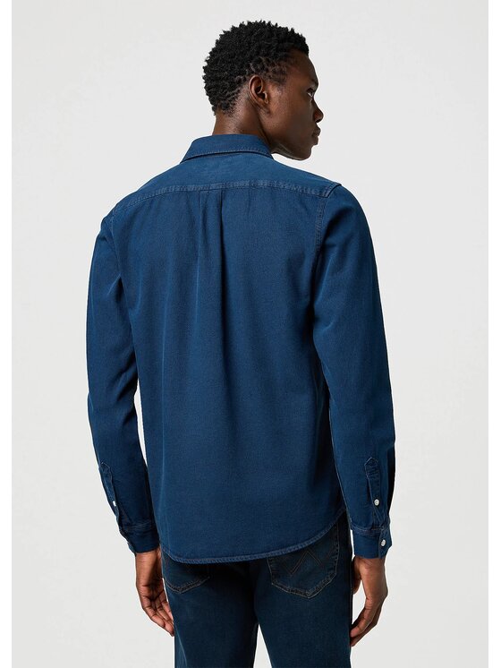 Wrangler Wrangler Camicia 112371548 Blu scuro Regular Fit