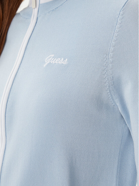 Guess Guess Bluza V5GQ01Z3D60 Niebieski Regular Fit