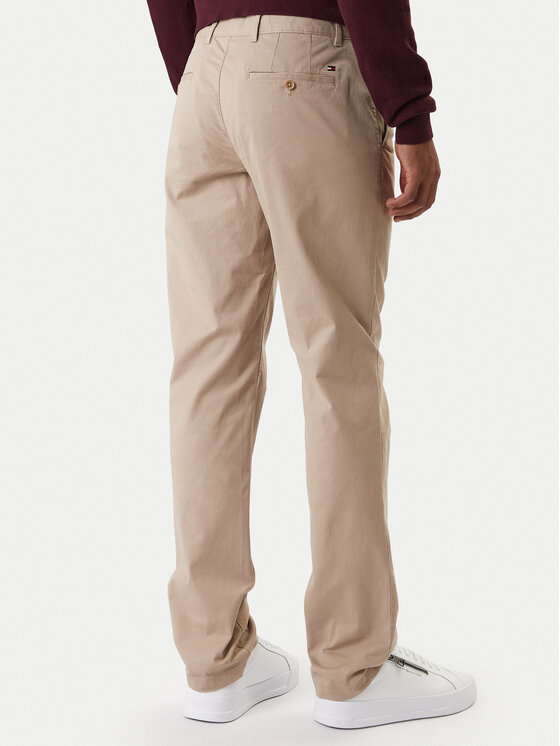 Tommy Hilfiger Tommy Hilfiger Chino nohavice Denton Essential MW0MW40262 Béžová Straight Fit